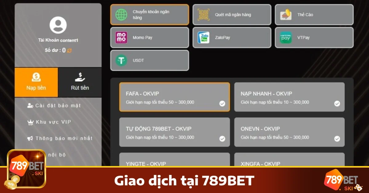 789Bet 33 Giao Dịch Tại 789bet – An Toàn, Nhanh Chóng, Tiện Lợi
